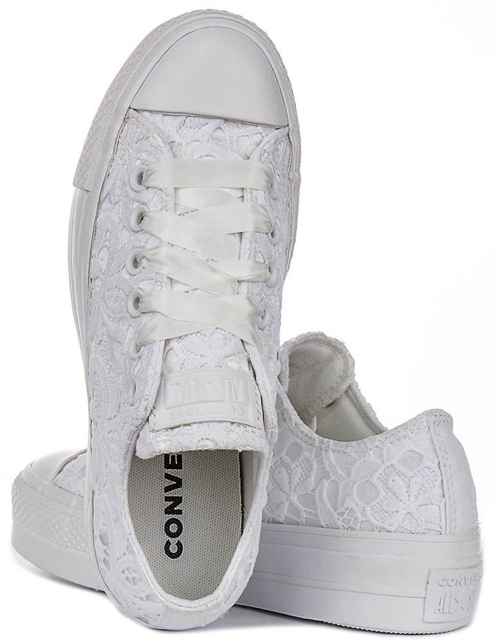 Converse Chuck Taylor All Star Crochet A15005C In White For Women