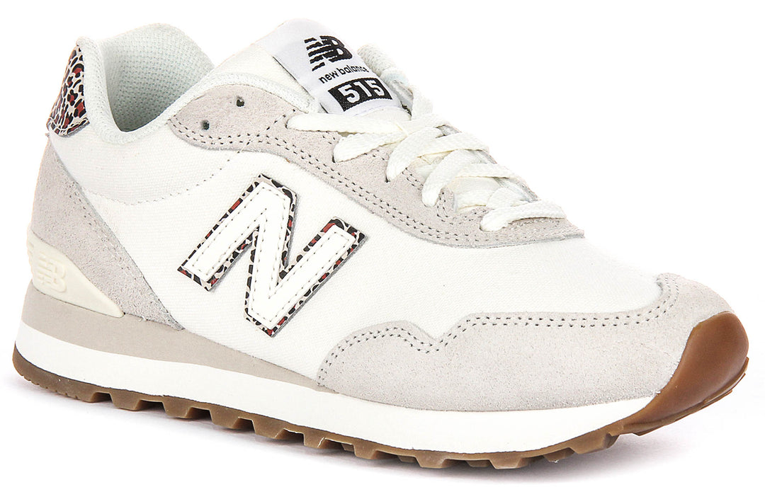 New Balance WL515 SO3 In White Leopard For Women