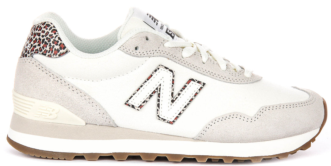 New Balance WL515 SO3 In White Leopard For Women