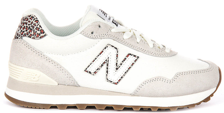 New Balance WL515 SO3 In White Leopard For Women