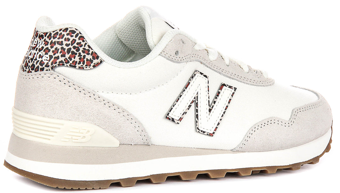 New Balance WL515 SO3 In White Leopard For Women