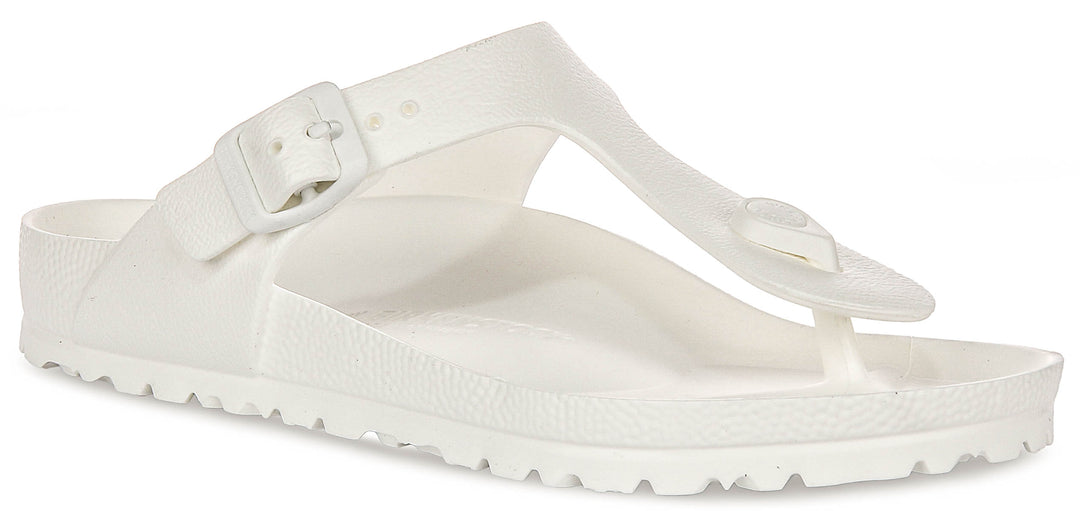 Birkenstock Gizeh Eva In White | Regular Fit