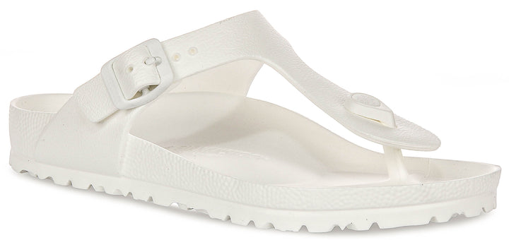 Birkenstock Gizeh Eva In White | Regular Fit
