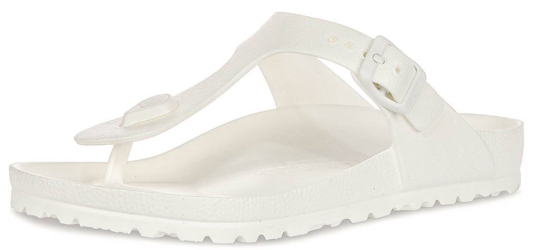 Birkenstock Gizeh Eva In White | Regular Fit