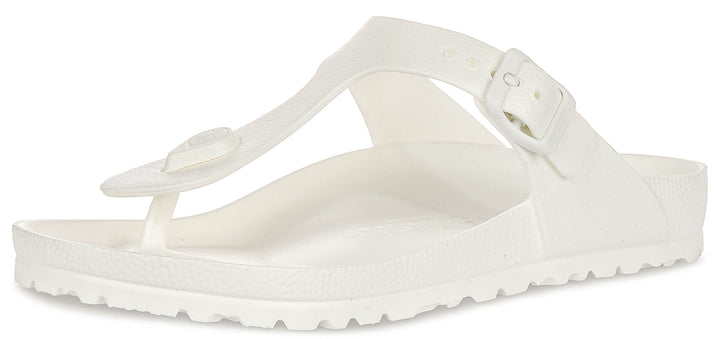 Birkenstock Gizeh Eva In White | Regular Fit