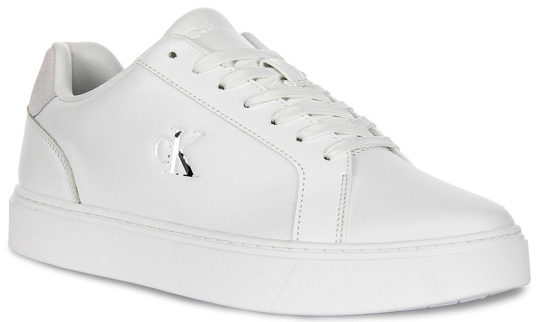 Calvin Klein Classic Cupsole In White For Men