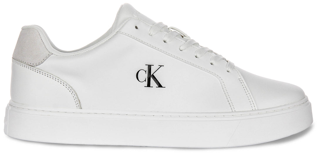 Calvin Klein Classic Cupsole In White For Men