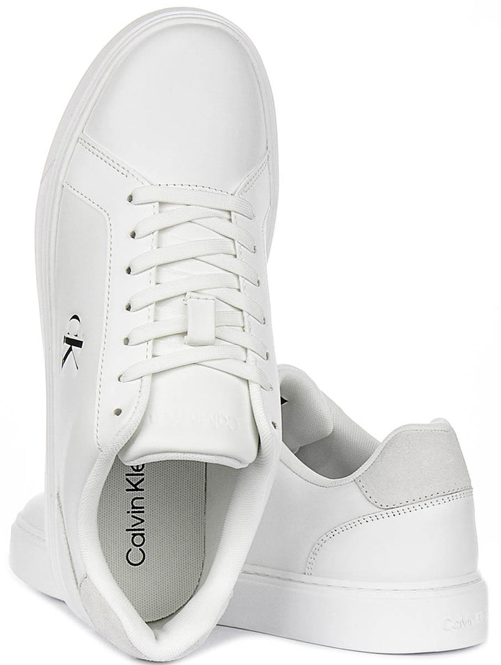 Calvin Klein Classic Cupsole In White For Men