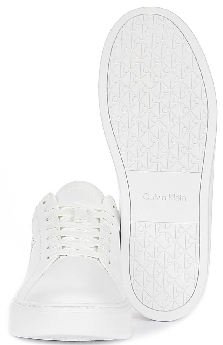 Calvin Klein Classic Cupsole In White For Men