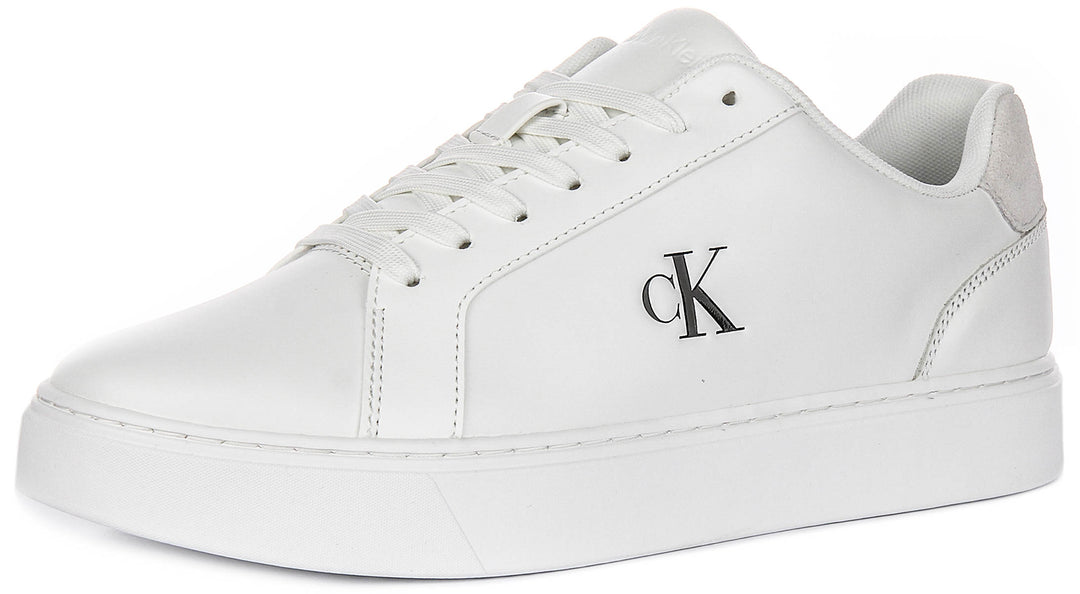 Calvin Klein Classic Cupsole In White For Men