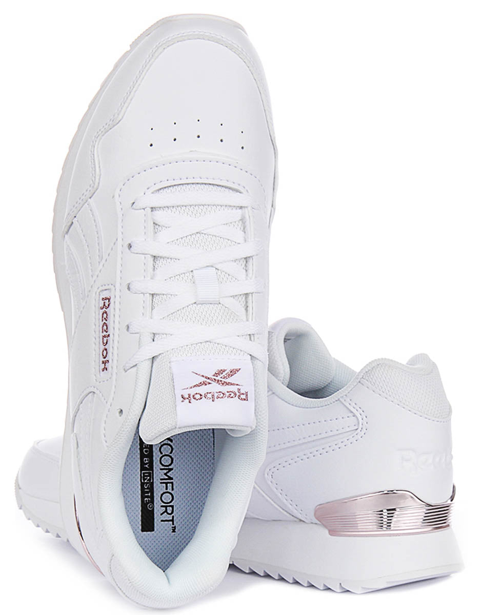 Reebok Glide Ripple In White For Women