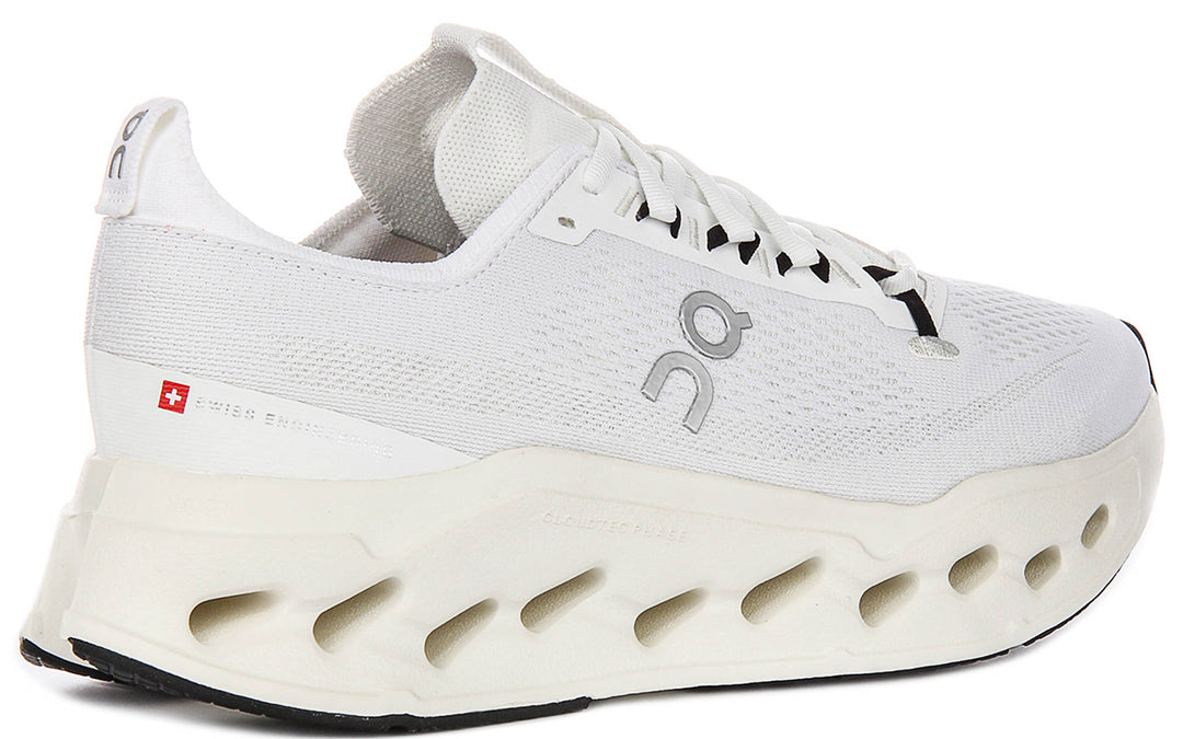 On Running Cloudsurfer Max In White For Men