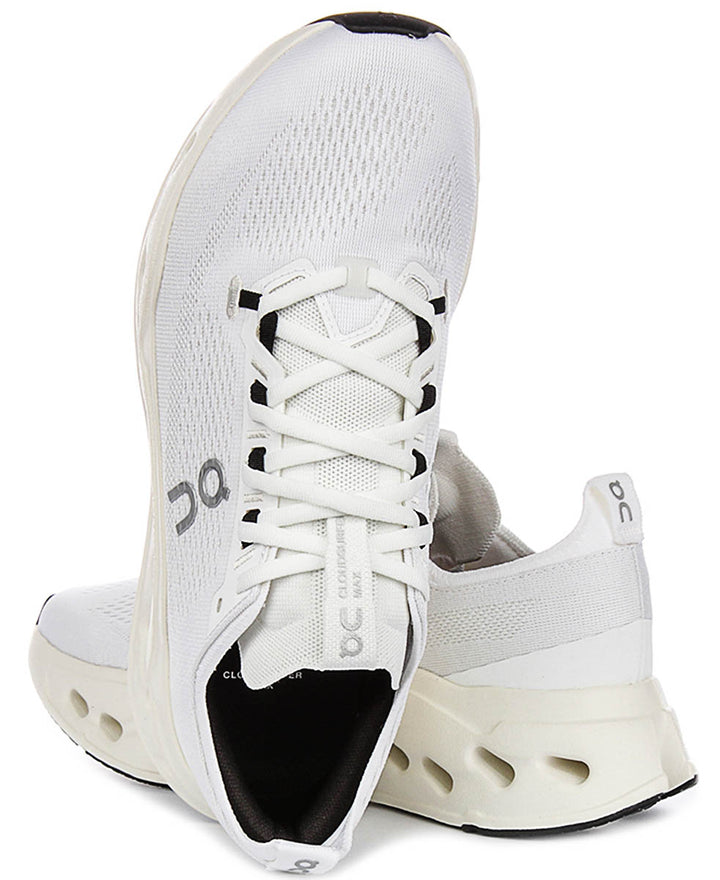 On Running Cloudsurfer Max In White For Men