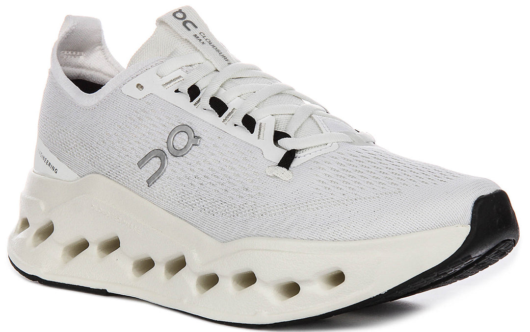On Running Cloudsurfer Max In White For Women