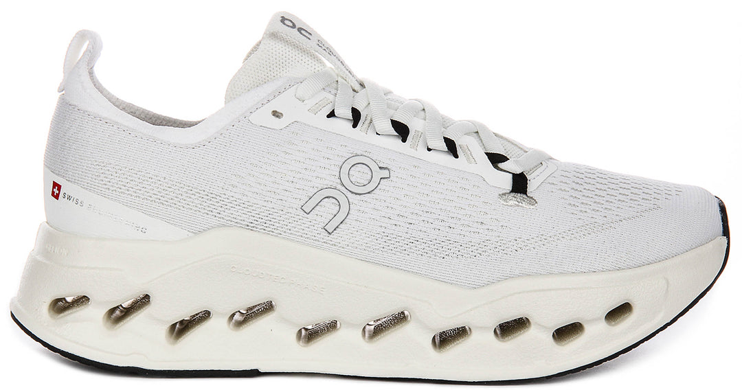 On Running Cloudsurfer Max In White For Women