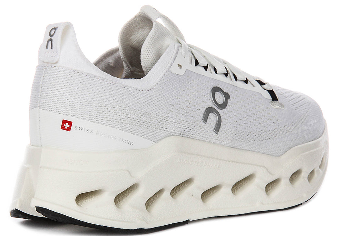 On Running Cloudsurfer Max In White For Women