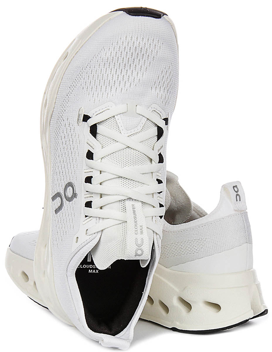 On Running Cloudsurfer Max In White For Women