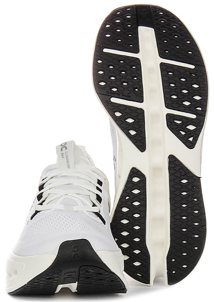 On Running Cloudsurfer Max In White For Women
