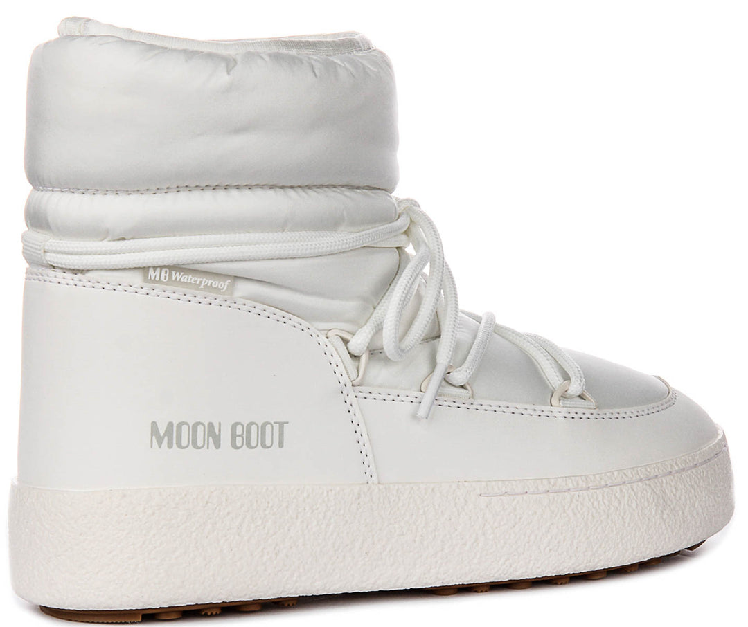Moon Boot LTRACK Low Waterproof In White For Women