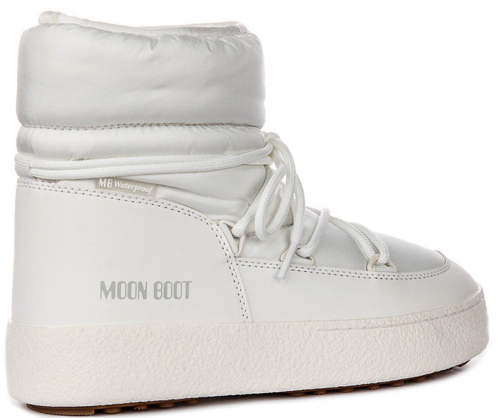 Moon Boot LTRACK Low Waterproof In White For Women