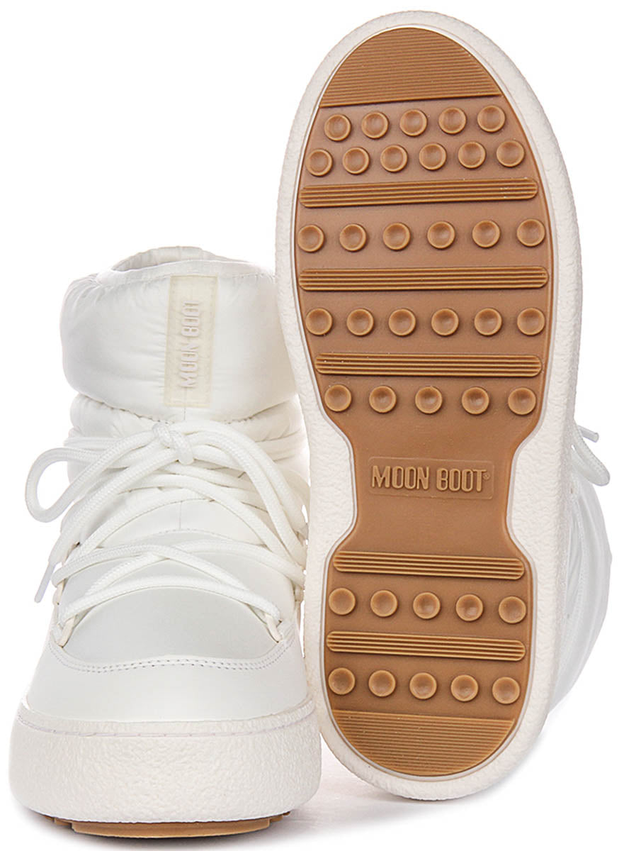 Moon Boot LTRACK Low Waterproof In White For Women