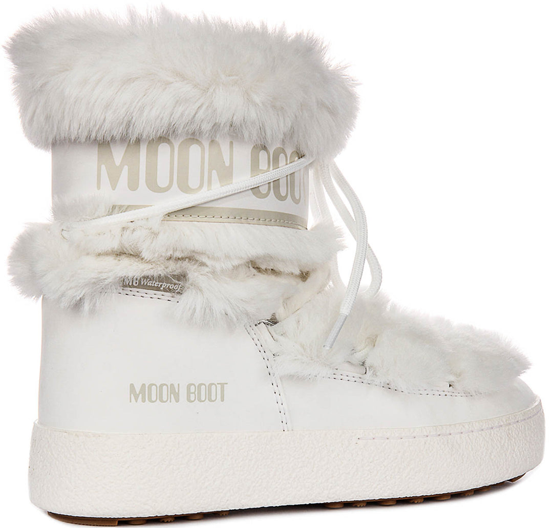 Moon Boot LTRACK Low Fur In White For Women