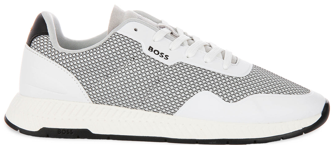 Boss Titanium Runn In White For Men