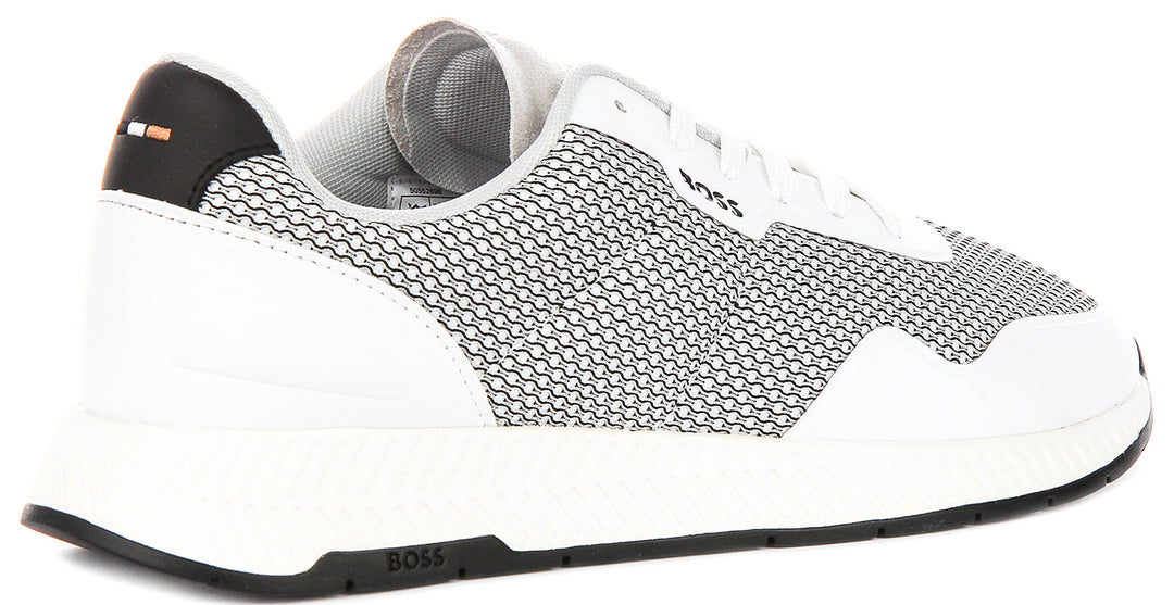 Boss Titanium Runn In White For Men