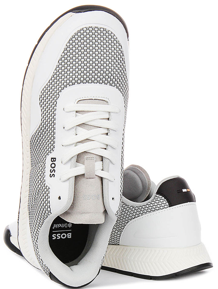 Boss Titanium Runn In White For Men