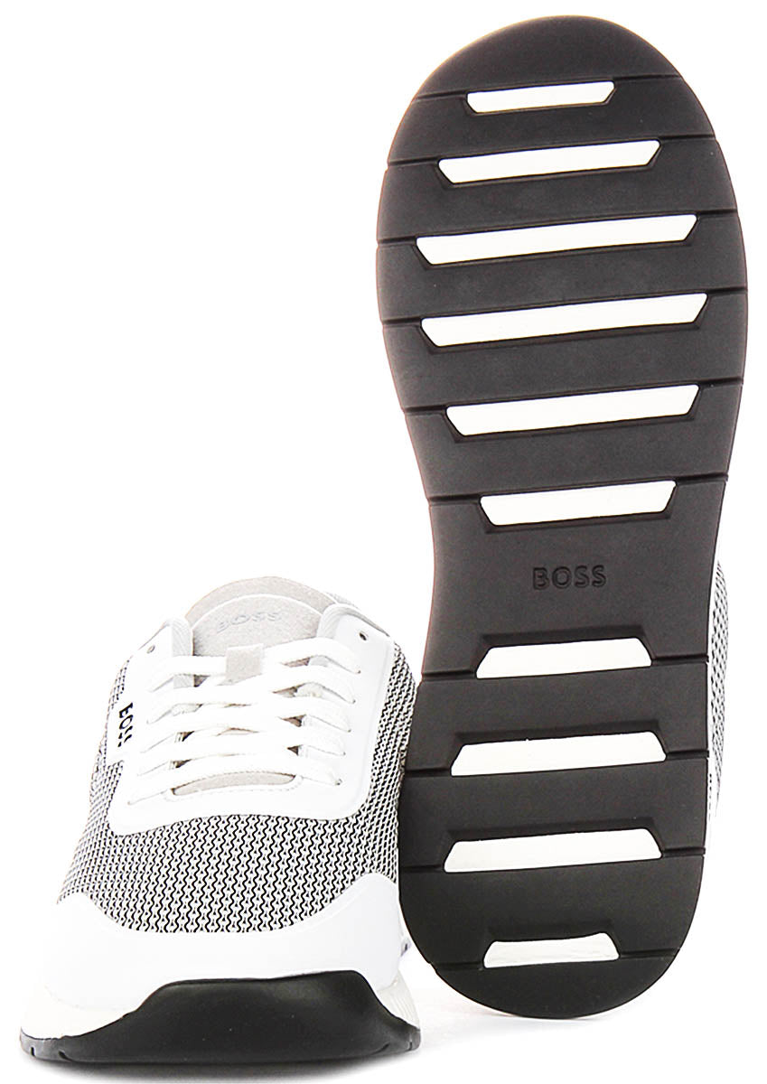 Boss Titanium Runn In White For Men