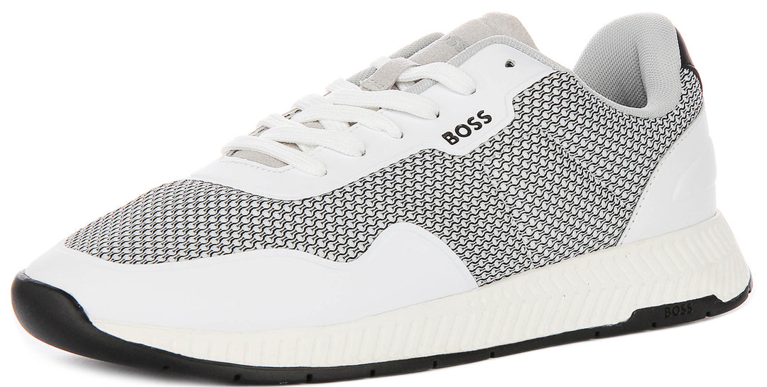 Boss Titanium Runn In White For Men