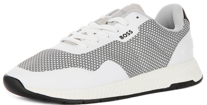 Boss Titanium Runn In White For Men