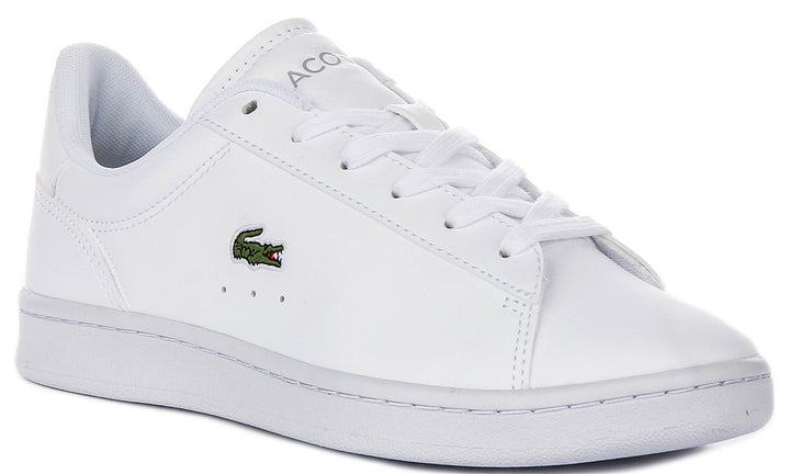 Lacoste Carnaby Set In White For Junior