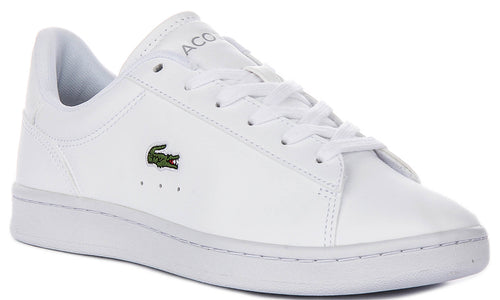 Lacoste Carnaby Set In White For Junior
