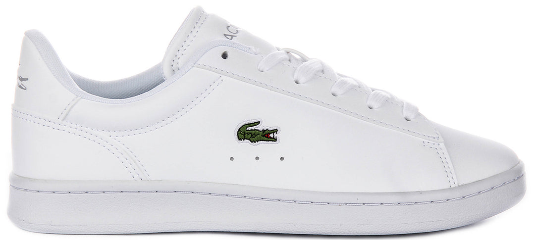Lacoste Carnaby Set In White For Junior