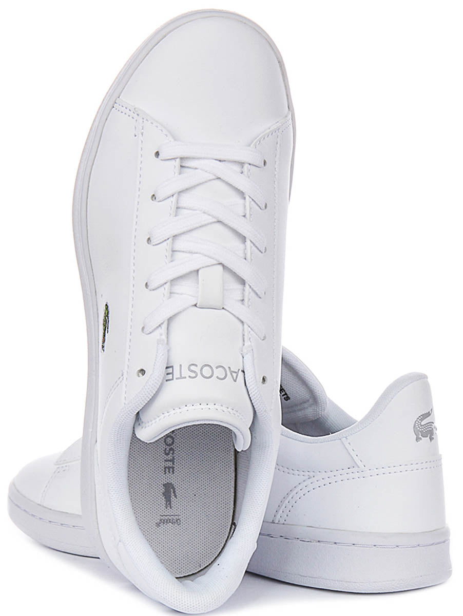 Lacoste Carnaby Set In White For Junior