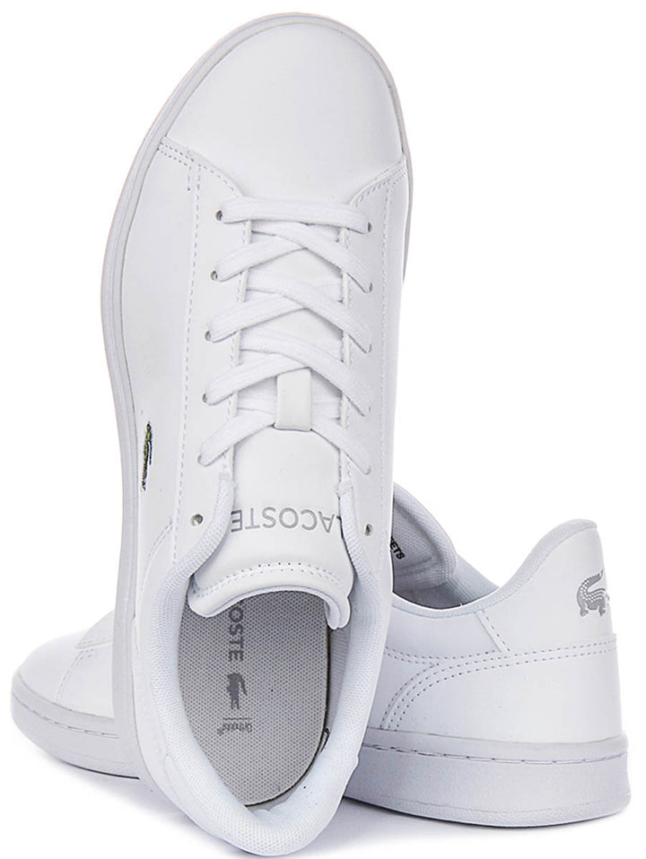 Lacoste Carnaby Set In White For Junior