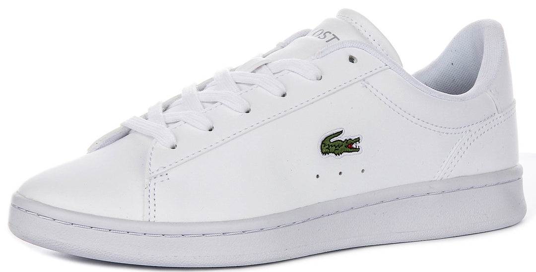 Lacoste Carnaby Set In White For Junior