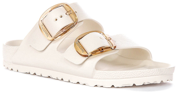 Birkenstock Arizona Eva Big Buckle In White | Narrow Fit