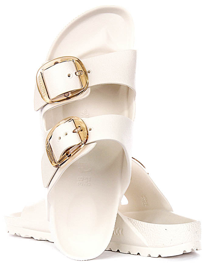 Birkenstock Arizona Eva Big Buckle In White | Narrow Fit