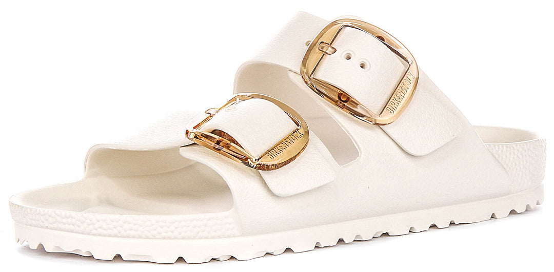 Birkenstock Arizona Eva Big Buckle In White | Narrow Fit