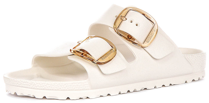 Birkenstock Arizona Eva Big Buckle In White | Narrow Fit