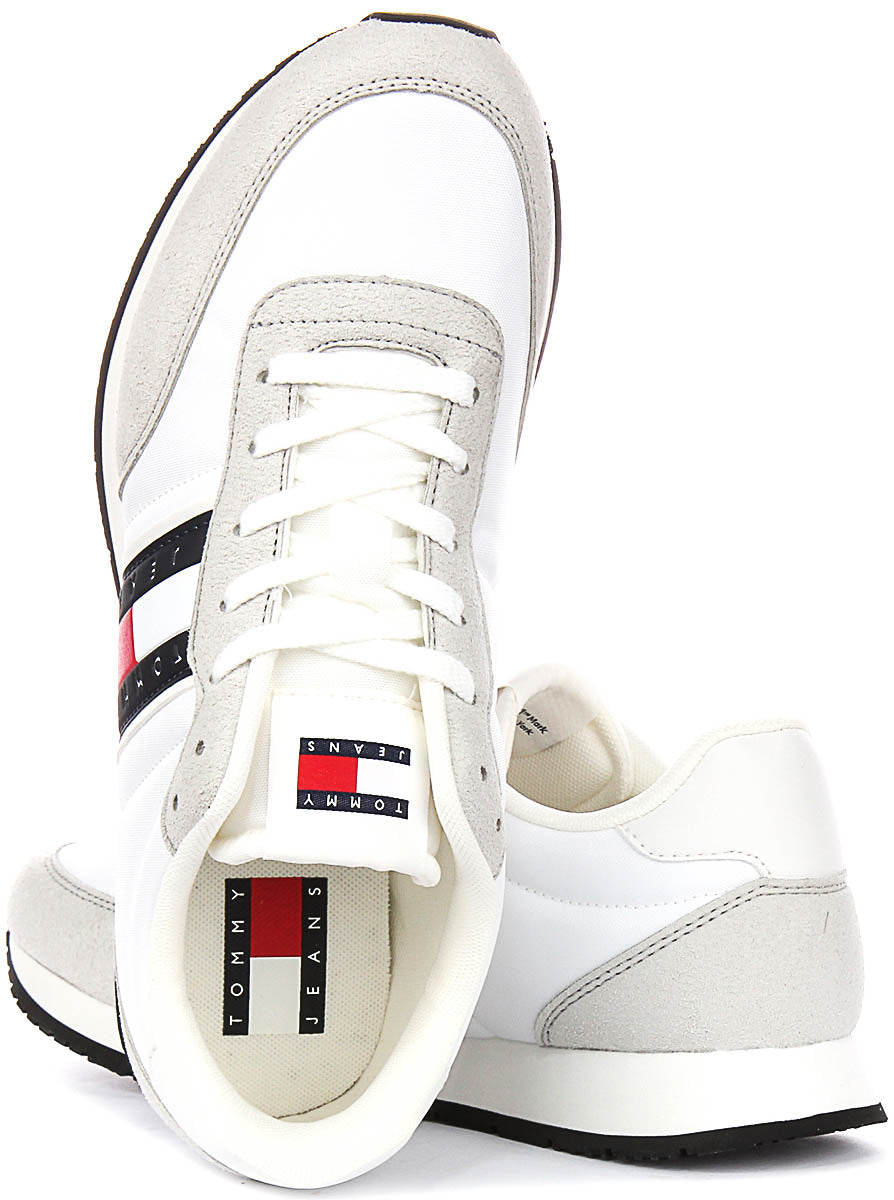 Tommy Hilfiger Casual Runner In White For Men