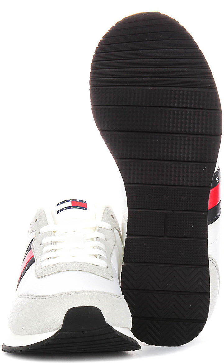 Tommy Hilfiger Casual Runner In White For Men