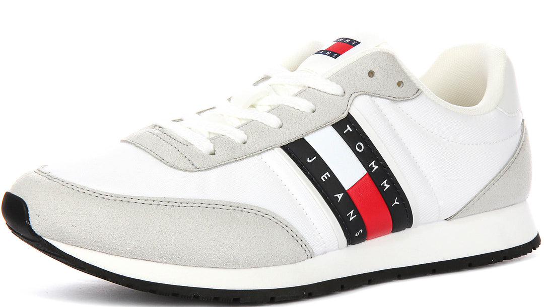 Tommy Hilfiger Casual Runner In White For Men