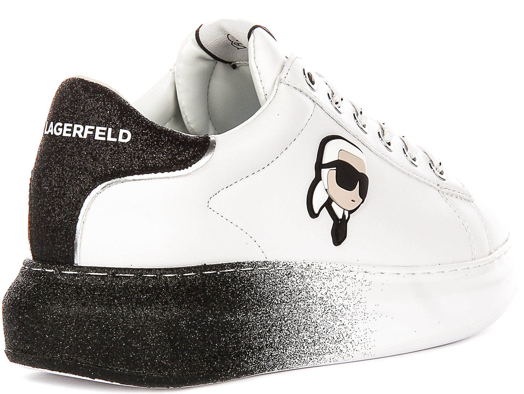Karl Lagerfeld Kapri Ombre In White Black For Women