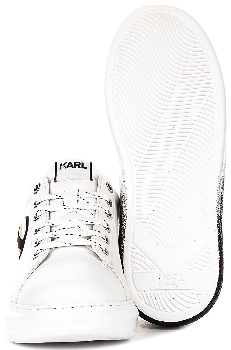 Karl Lagerfeld Kapri Ombre In White Black For Women