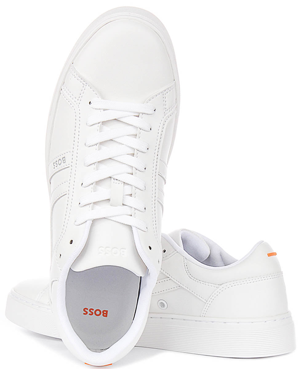 Boss Rhys Tennis In All White For Men