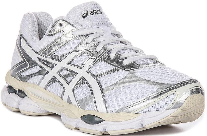 Asics Gel Cumulus 16 In White For Womens