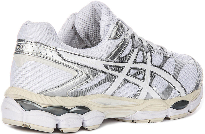 Asics Gel Cumulus 16 In White For Womens